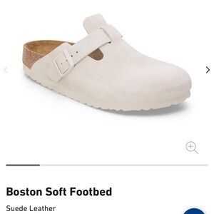 Boston Birkenstock clog suede